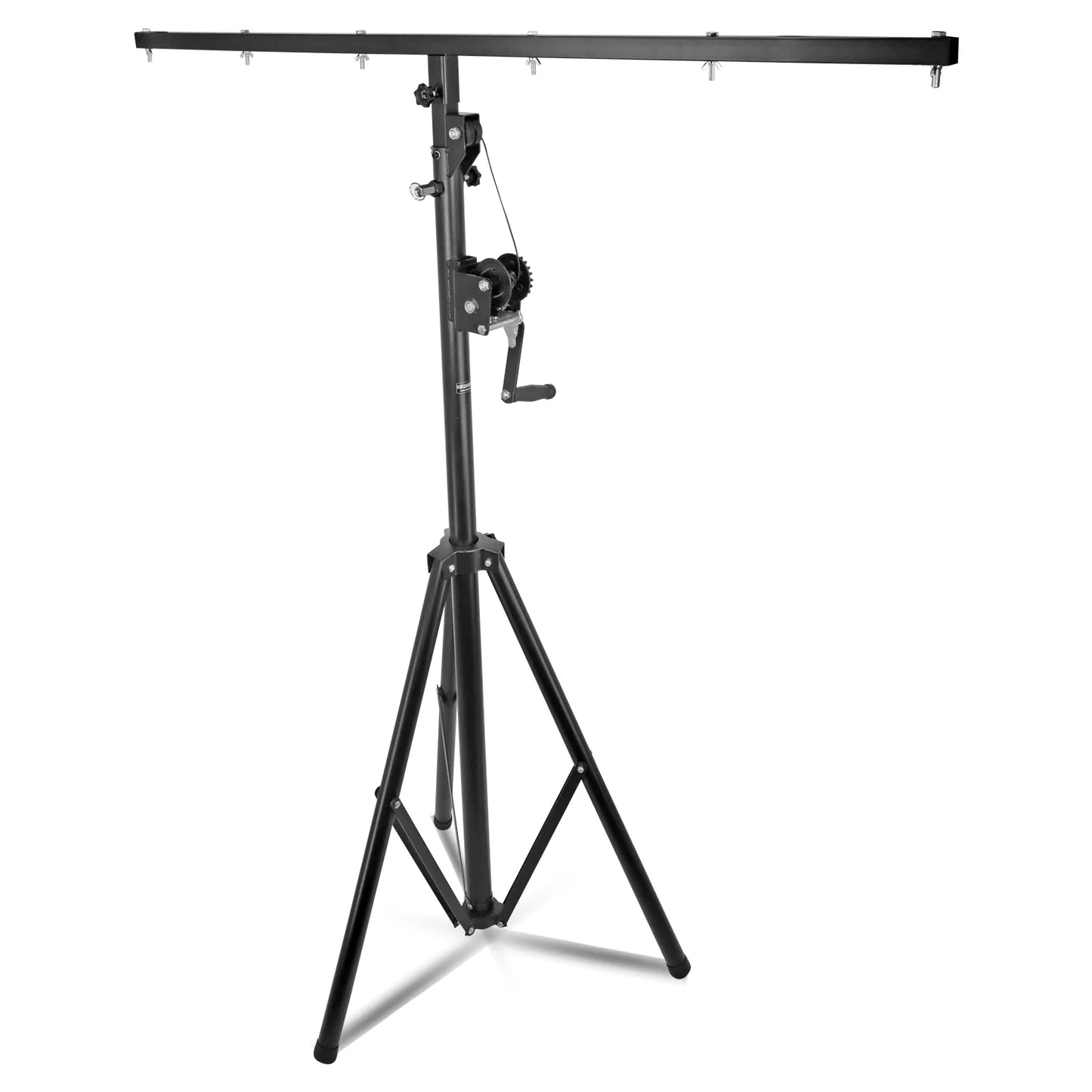 5Core DJ Light Stand Stage Lighting Truss System Hand Crank Heavy Duty Adjustable T Bar Mount Tripod